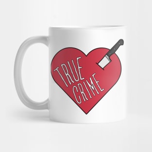 True crime heart Mug